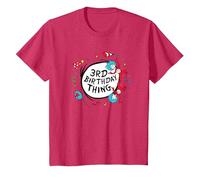 Dr. Seuss 3rd Birthday Thing T-Shirt, Youth, Red Heather, 3T