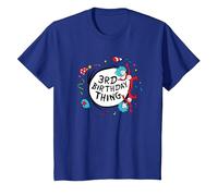Dr. Seuss 3rd Birthday Thing T-Shirt, Youth, Royal Blue, Large