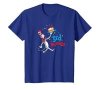 Dr. Seuss Cat in The Hat 3rd Birthday T-Shirt, Youth, Royal Blue, 3T