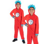 Dr Seuss Cat in the Hat Thing Costume Official Book Week Kids Fancy Dress Age 4-