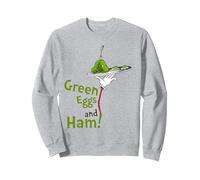 Dr. Seuss Green Eggs and Ham Title Sweatshirt, Adult Unisex, Heather Grey, XX-Large