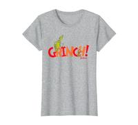 Dr. Seuss Grinch! with Max T-Shirt T-Shirt, Women, Heather Grey, XX-Large