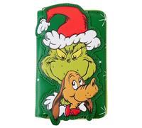 Dr. Seuss' How The Grinch Stole Christmas! Santa Cosplay Zip Around Wallet, Green, One Size