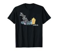 Dr. Seuss Oh The Places You'll Go - The Waiting Place Black T-Shirt