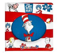 Dr. Seuss The Cat in the Hat My First Puzzle Book - Jigsaw Puzzles for kids, 10-page board book, 5 puzzles to enjoy
