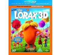 Dr Seuss' The Lorax (Blu-ray 3D + Blu-ray + DVD) [Region Free]