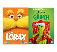 Dr. Seuss' The Lorax [DVD] [2012] & The Grinch [DVD] [2018]