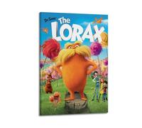 Dr. Seuss' The Lorax Movie Canvas Poster Room Decor Poster for Bedroom Living Room Walls 12x18inch(30x45cm) Frame-Style