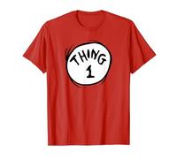 Dr. Seuss Thing 1 Emblem RED T-shirt T-Shirt