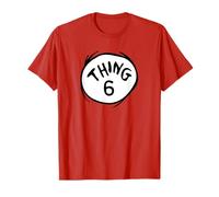 Dr. Seuss Thing 6 Emblem RED T-shirt T-Shirt