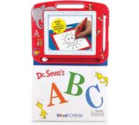 Dr. Seuss's ABC Read & Doodle - Learning resources for kids, a magnetic drawing pad, an easy-to-use pen, 22-page board book for reading and drawing