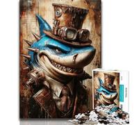 Dr. Shark Jigsaw Puzzles for Teenagers 1000 Jigsaws,Family Game Stress Reliever Difficult Challenge Gifts for Friends And Family 50x75cm