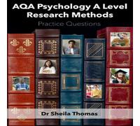 Dr Sheila Thomas AQA Psychology A Level - Research Methods Paperback Book Dr Sheila Thomas Multicolor