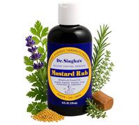 Dr. Singha's Mustard Rub, Therapeutic Massage Oil, 6 Ounce
