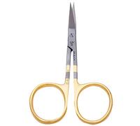 Dr. Slick Iris Scissor, 4", Gold Loops, Straight