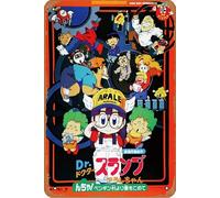 Dr. Slump and Arale-chan: N-cha! From Penguin Village with Love Film Film Movie Poster Retro Metal Tin Sign Wall Home Wall Art Metal Tin Sign,cave,bar,Club, Metal Tin Sign 8x12 Inches