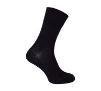 Dr.Socks 1 Pack Non Elastic Merino Wool Diabetic Socks - 4-7 UK - Black