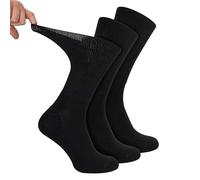 Dr.Socks 3 Pairs Diabetic Sport Socks For Men Breathable Cushioned Seamless Athletic Socks (11-14, Black)