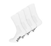 Dr.Socks 4 Pair Multipack Mens Bamboo Diabetic Socks Non Elastic Extra Wide Diabetic Socks for Swollen Feet (9-11, White)