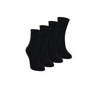 Dr.Socks 4 Pairs Sensory Socks for Kids Soft Bamboo Breathable Relaxing Autism Socks for Girls and Boys (UK, Age, 11 Years, 14 Years, Regular, Black)