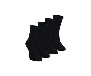 Dr.Socks 4 Pairs Sensory Socks for Kids Soft Bamboo Breathable Relaxing Autism Socks for Girls and Boys (UK, Age, 11 Years, 14 Years, Regular, Black)