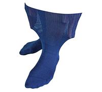 Dr.Socks Extra Wide Bamboo Oedema Socks Mens & Ladies | Socks for Swollen Feet Ankles Legs & Diabetics (12-14, Navy)