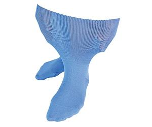 Dr.Socks Extra Wide Bamboo Oedema Socks Mens & Ladies | Socks for Swollen Feet Ankles Legs & Diabetics (9-11, Blue)
