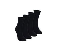 Dr.Socks Girl's 4 Pack Bamboo Sensory Socks Soft Breathable Comfort Fit in Black | Size: 11-13 Years Dr.Socks Black 11-13 Years