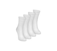 Dr.Socks Girl's 4 Pack Bamboo Sensory Socks Soft Breathable Comfort Fit in White | Size: 4-6 Years Dr.Socks White 4-6 Years