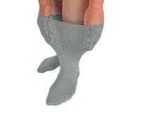 Dr.Socks Men's 1 Pack Extra Wide Bamboo Oedema Socks in Grey | Size: 12-14 Dr.Socks Grey 12-14