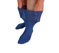 Dr.Socks Men's 1 Pack Extra Wide Bamboo Oedema Socks in Navy | Size: 4-7 Dr.Socks Navy 4-7