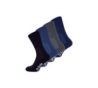 Dr.Socks Men's 4 Pack Extra Wide Non Elastic Bamboo Diabetic Socks | Size: 6-8 Dr.Socks Multicolor 6-8