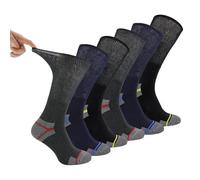 Dr.Socks Multipack Diabetic Work Socks For Men 3, 6 & 12 Pairs Non Elastic Breathable Diabetic Socks (6-11, 6 Pairs)