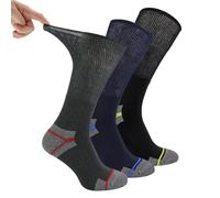 Dr.Socks Multipack Diabetic Work Socks For Men 3, 6 & 12 Pairs Non Elastic Breathable Diabetic Socks (6-11, 3 Pairs)