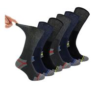 Dr.Socks Multipack Mens Diabetic Work Socks | Non Elastic Breathable Diabetic Socks - 11-14 UK - 6 Pairs