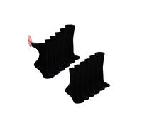Dr.Socks Women's 12 Pairs Bamboo Diabetic Socks | Soft Non Binding Comfort Socks in Black | Size: 4-8 Dr.Socks Black 4-8