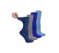 Dr.Socks Women's 4 Pack Bamboo Diabetic Socks Soft Breathable Non Binding Socks | Size: 4-8 Dr.Socks Multicolor 4-8