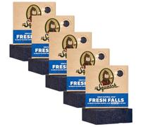 Dr. Squatch Men's Bar Soap - 5-Pack Fresh Falls - All Natural Bar Soap for Men - 5 Bars - Smell like a Crisp Forest Waterfall