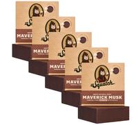 Dr. Squatch Men's Bar Soap - 5-Pack Maverick Musk - All Natural Bar Soap for Men - 5 Bars of Soap - Lather Up With The Rugged and Manly Scents of