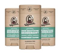 Dr. Squatch Natural Deodorant for Men - Odor-Squatching Aluminium Free - Rainforest Rapids (2.65 oz, 3-Pack)
