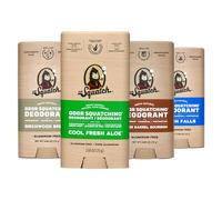 Dr. Squatch Natural Deodorant for Men - Odor-Squatching Men's Deodorant Aluminum Free - Birchwood Breeze, Cool Fresh Aloe, Fresh Falls, Wood Barrel Bourbon (4 Pack)
