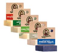 Dr. Squatch Natural Men’s Bar Soap Gift Set - Cold Process Body Soap Bar with Natural Oils -Gifts for Men- Birchwood Breeze, Cool Fresh Aloe, Fresh Falls, Grapefruit IPA, Spearmint Basil (142g, 5pack)