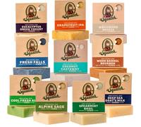 Dr. Squatch Natural Men’s Bar Soap Gift Set - Cold Process Body Soap Bar with Natural Oils - Variety Pack Gifts for Men - Coconut Castaway, Fresh Falls, Wood Barrel Bourbon & others (142g, 10 pack)