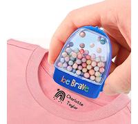 Dr. Stamp - Personalised Custom Name Stamper for Kids Clothes, School Uniforms, Care Homes, Daycare, Nursery. Washable Ink, No Come Off Stick Sticky Name Labels in The Wash! (Blue)