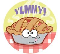 Dr. Stinky's Apple Pie Scented Scratch-N-Sniff Stickers - Teacher Gifts/Prize