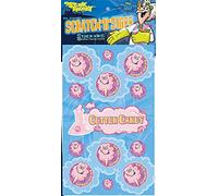 Dr. Stinky's Cotton Candy Scented Scratch-N-Sniff Stickers - Teacher Gifts/Prize
