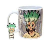 Dr. Stone 11oz Coffee Mug with Enamel Pin