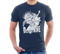 Dr Stone Senku Leaps Men's T-Shirt Navy Blue
