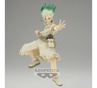 Banpresto Dr. Stone Stone World Senku Ishigami Ii Figure 15 Cm Beige