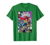 Dr Strange Comic Circles T-Shirt, Men, Kelly Green, Large